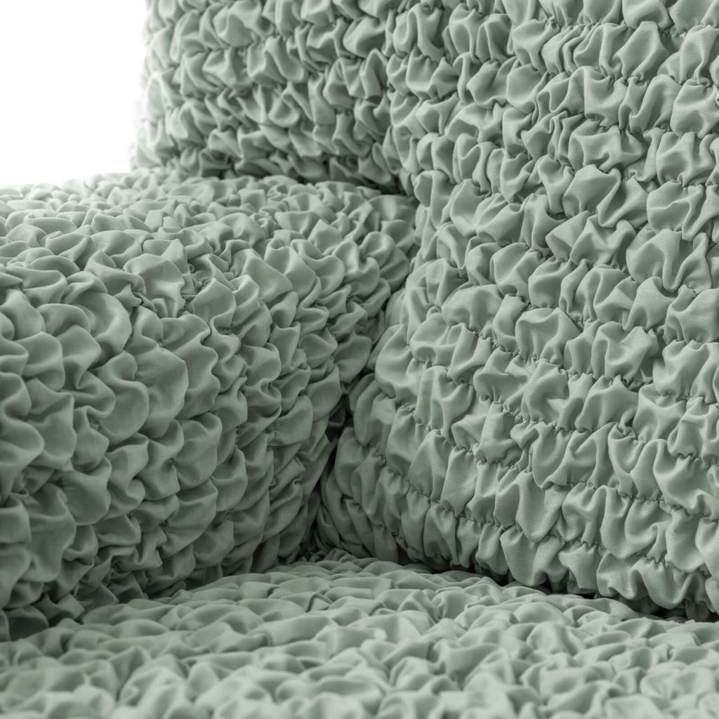 Algodon Organico - Funda Sofa L Izquierdo Menta