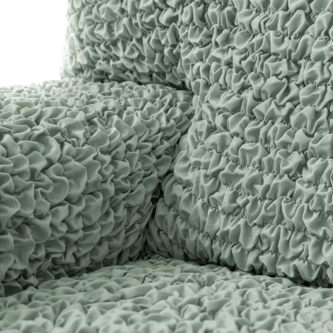 Algodon Organico - Funda Sofa L Izquierdo Menta