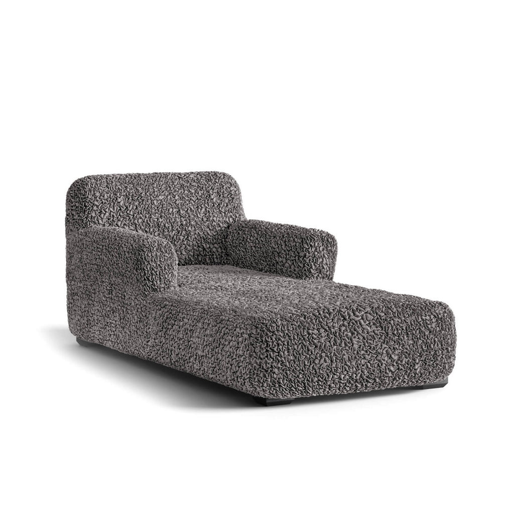 Algodon Organico - Funda Chaise Lounge Charcoal