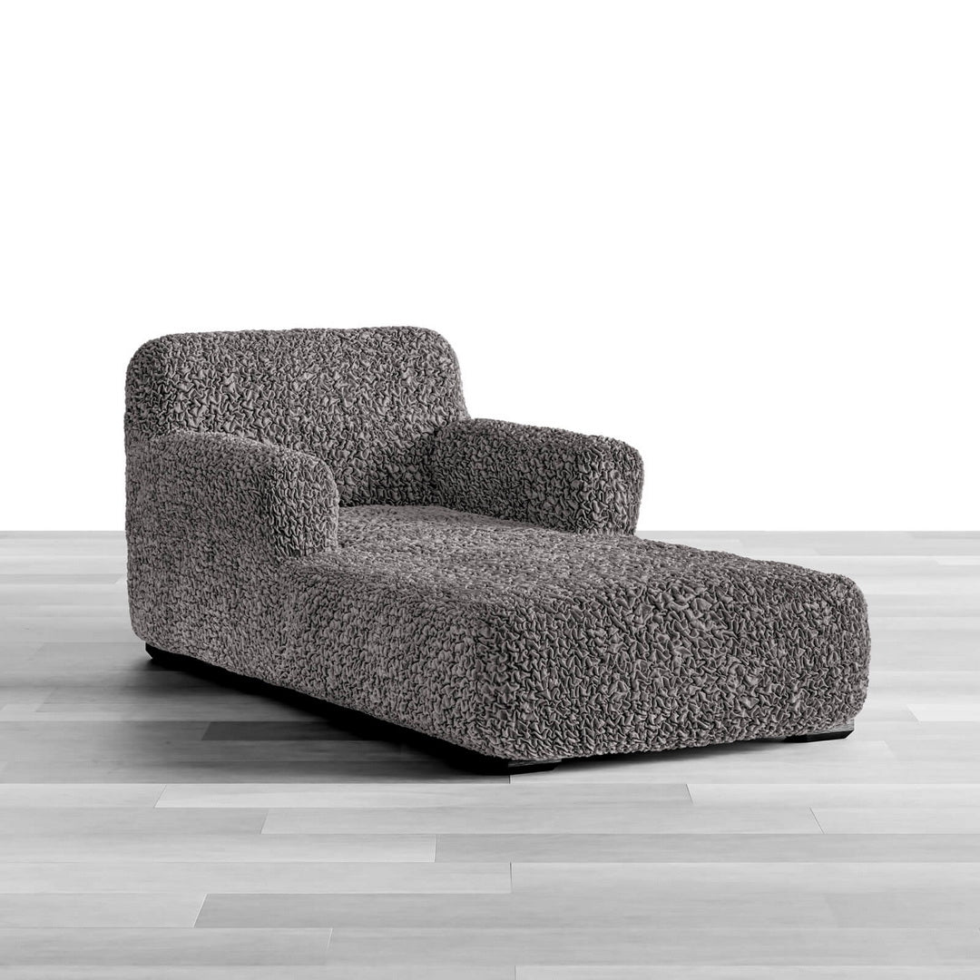 Algodon Organico - Funda Chaise Lounge Charcoal