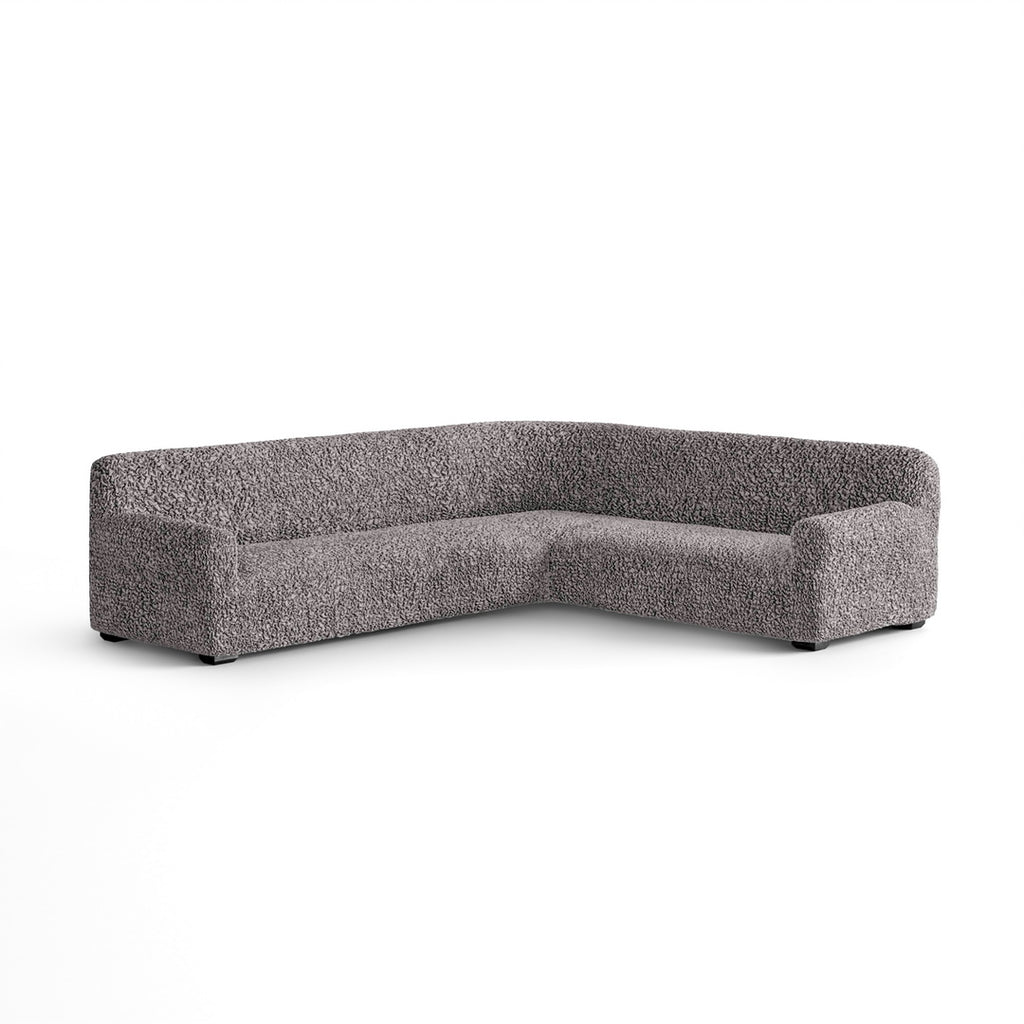 Algodon Organico - Funda Sofa Esquinero Charcoal