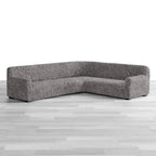 Algodon Organico - Funda Sofa Esquinero Charcoal