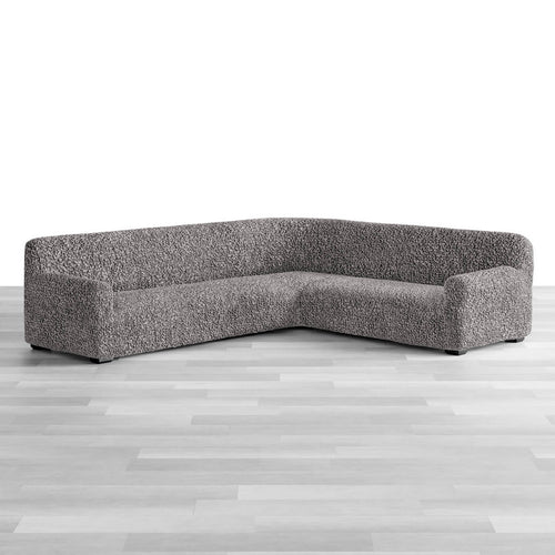 Algodon Organico - Funda Sofa Esquinero Charcoal