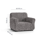 Algodon Organico - Funda Sillon Charcoal