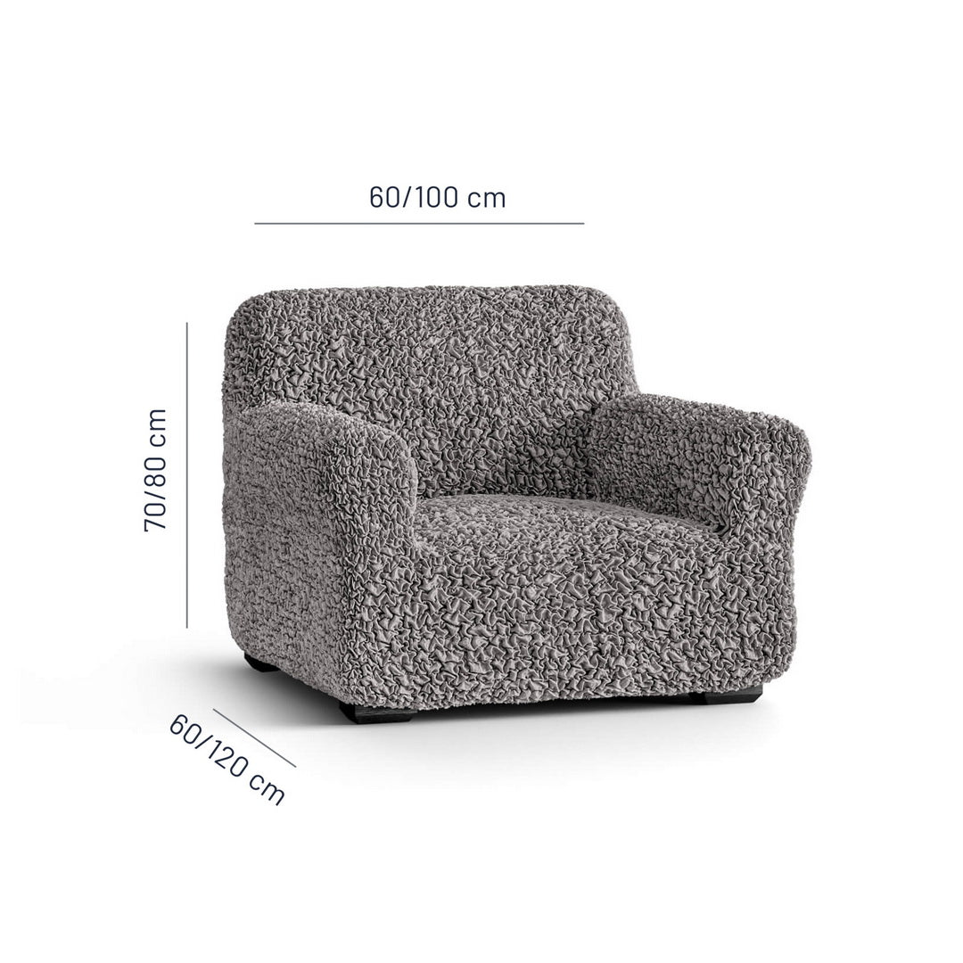 Algodon Organico - Funda Sillon Charcoal