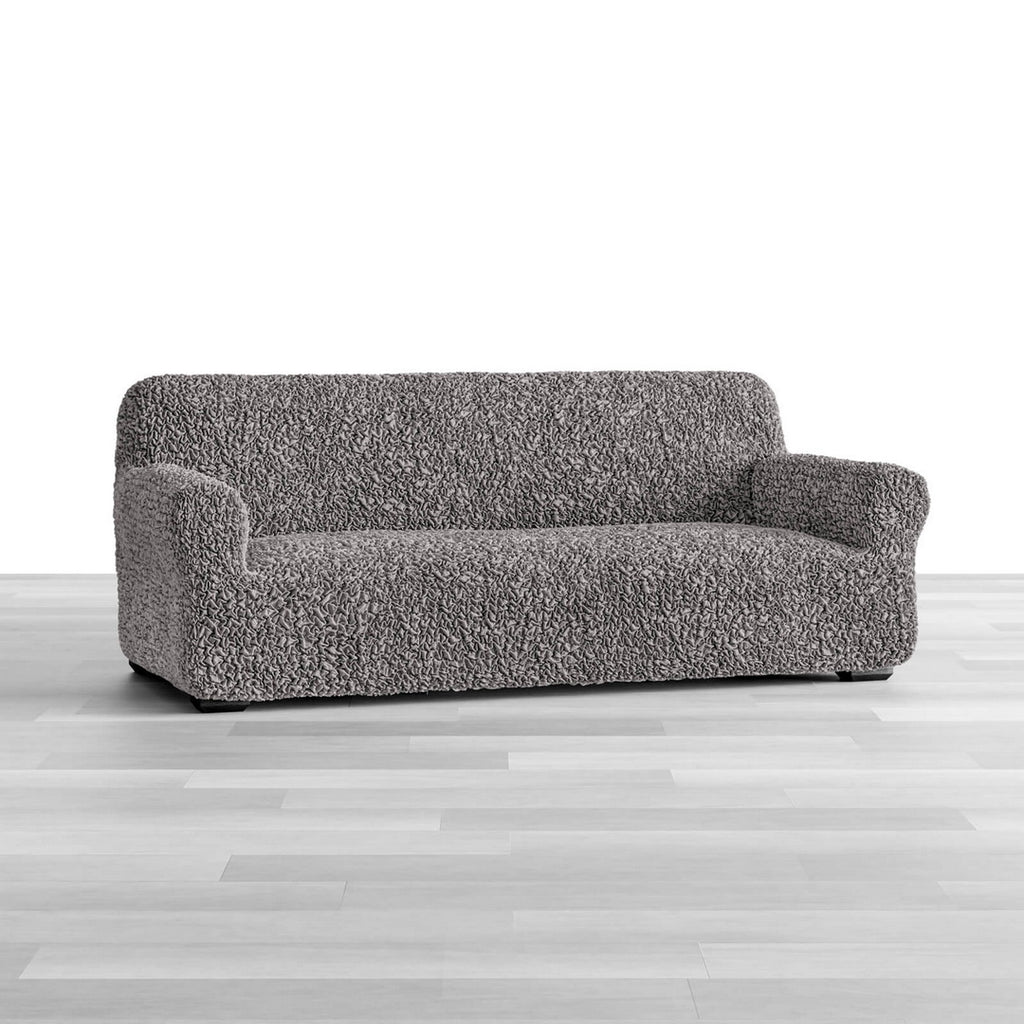 Algodon Organico - Funda Sofa 3 cuerpos Charcoal