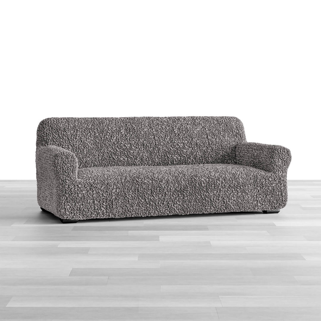 Algodon Organico - Funda Sofa 3 cuerpos Charcoal