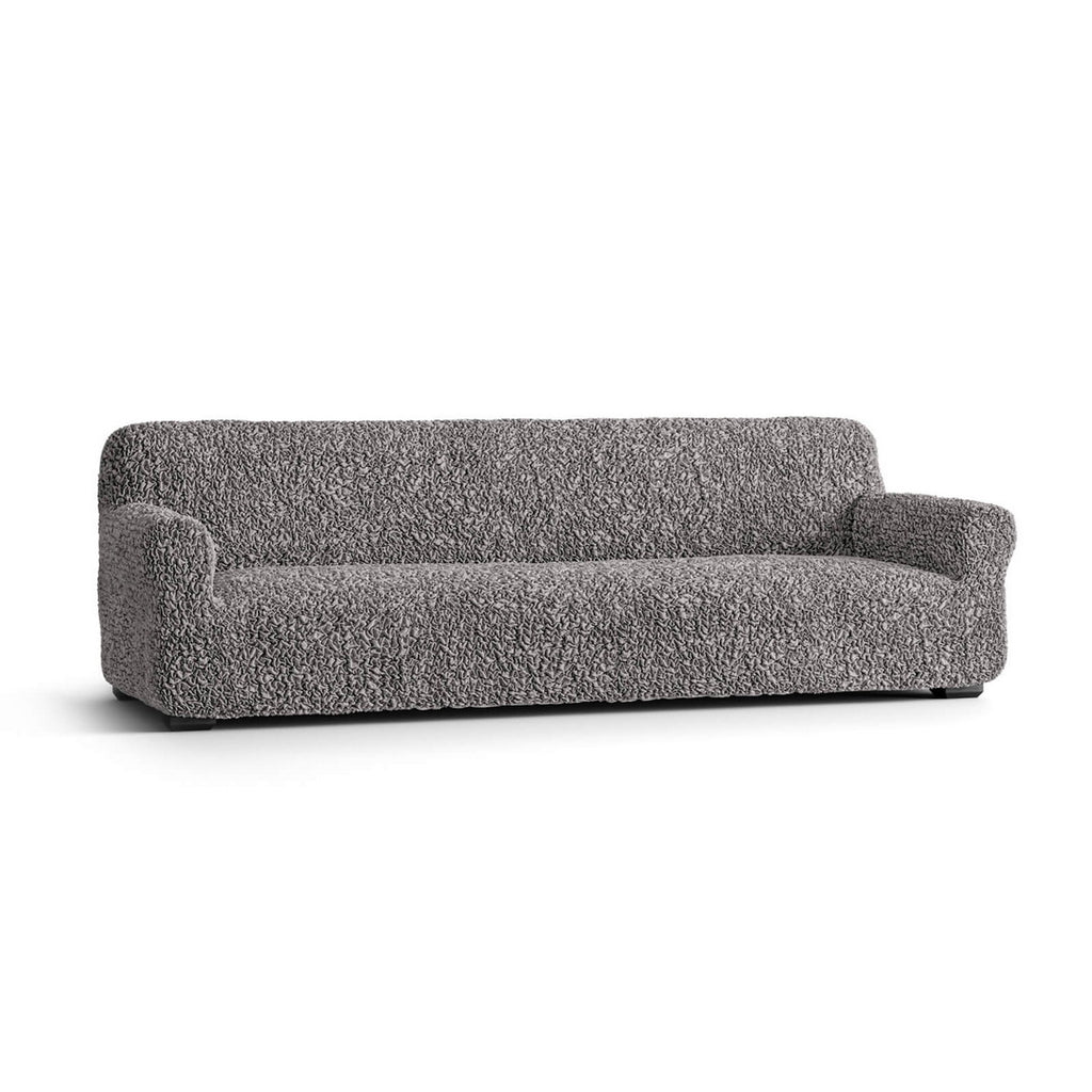 Algodon Organico - Funda Sofa 4 cuerpos Charcoal