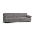 Algodon Organico - Funda Sofa 4 cuerpos Charcoal