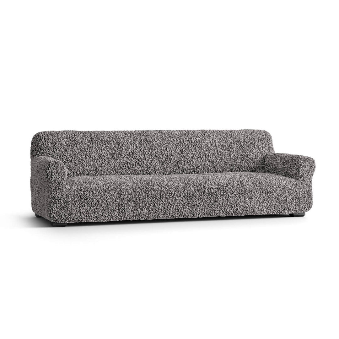 Algodon Organico - Funda Sofa 4 cuerpos Charcoal