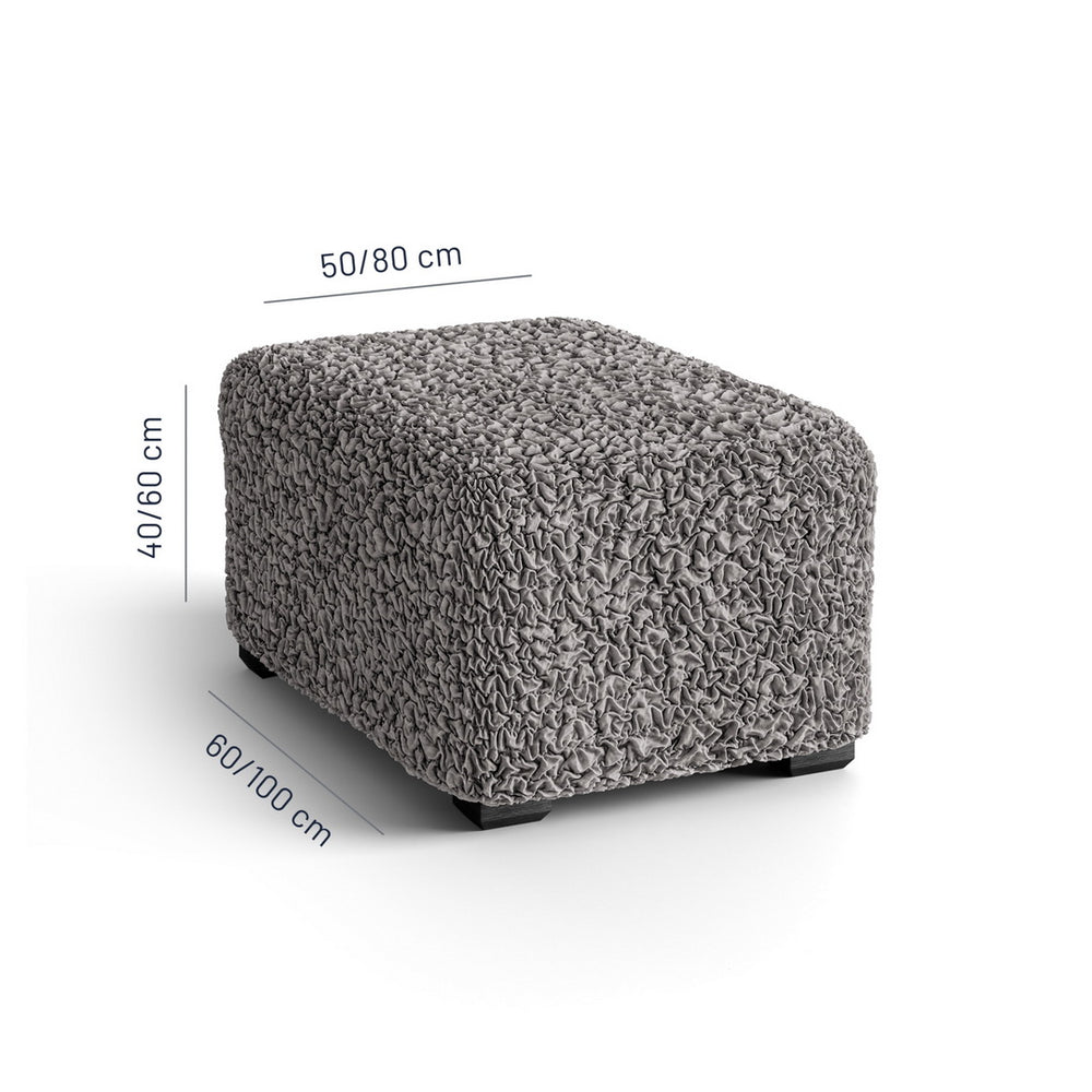 Algodon Organico - Funda Ottomana Charcoal