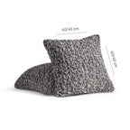 Algodon Organico - 2 Fundas Cojines Charcoal