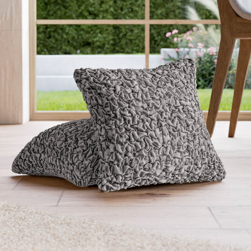 Algodon Organico - 2 Fundas Cojines Charcoal