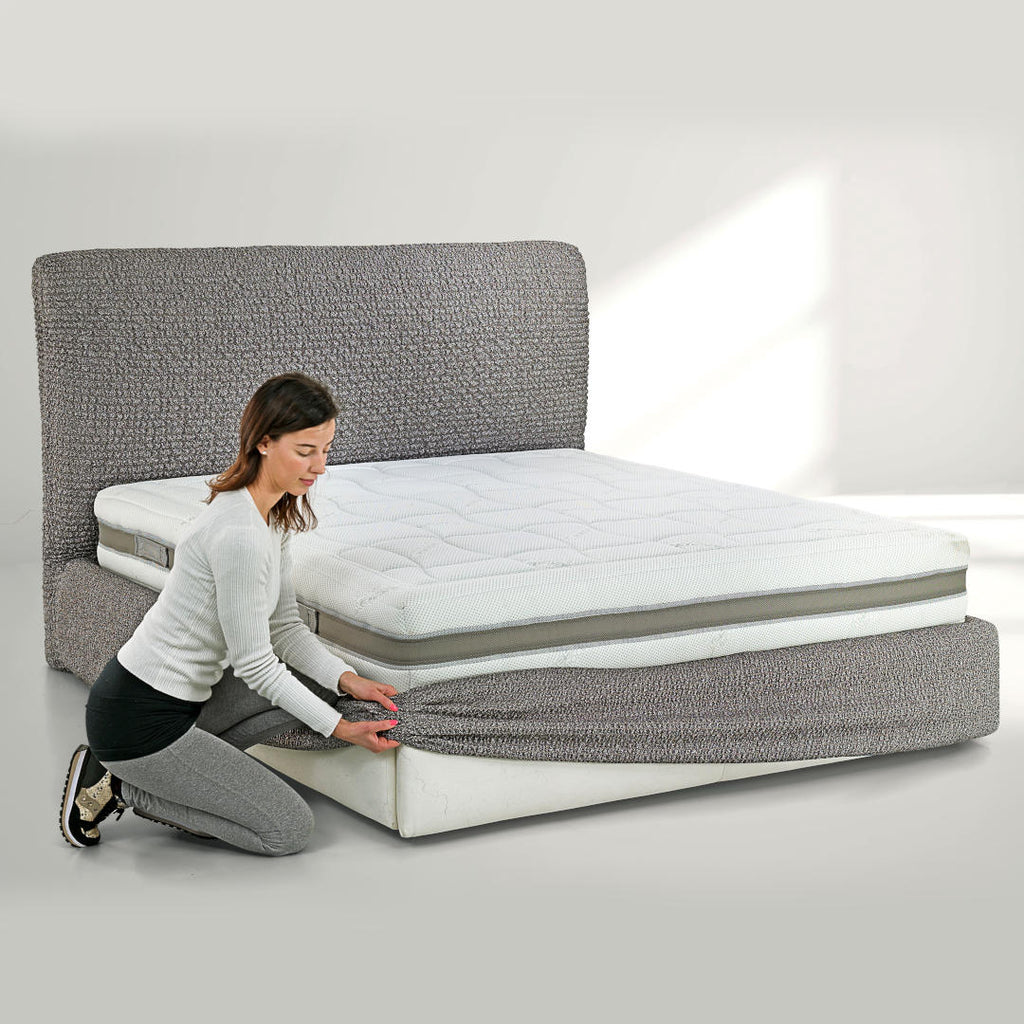Algodon Organico - Funda Cama 2 Plazas Capuccino