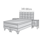 Algodon Organico - Funda Cama 2 Plazas Mostaza
