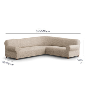 Jacquard 3D - Funda Sofa Esquinero Arabesco