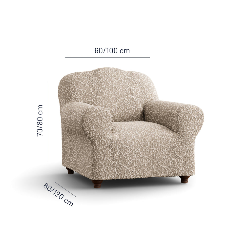 Jacquard 3D - Funda Sillon Arabesco