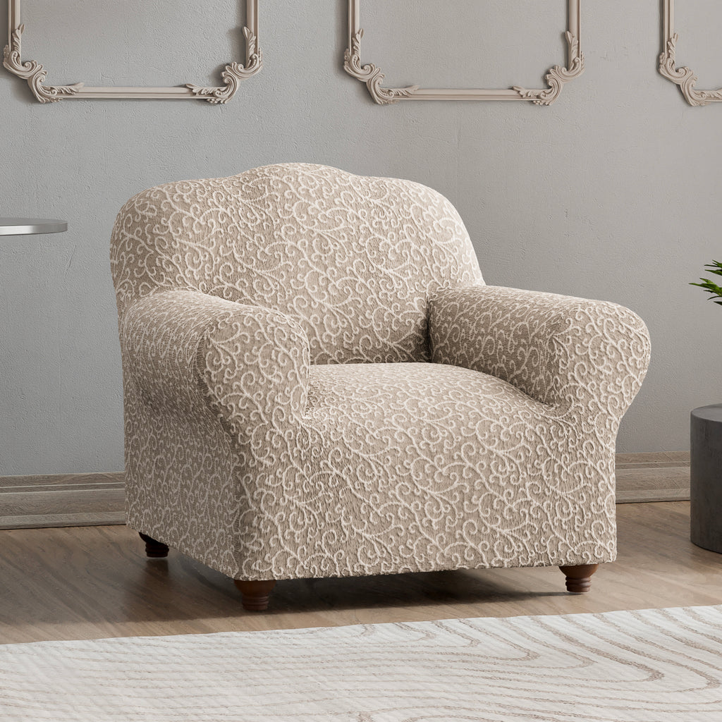 Jacquard 3D - Funda Sillon Arabesco