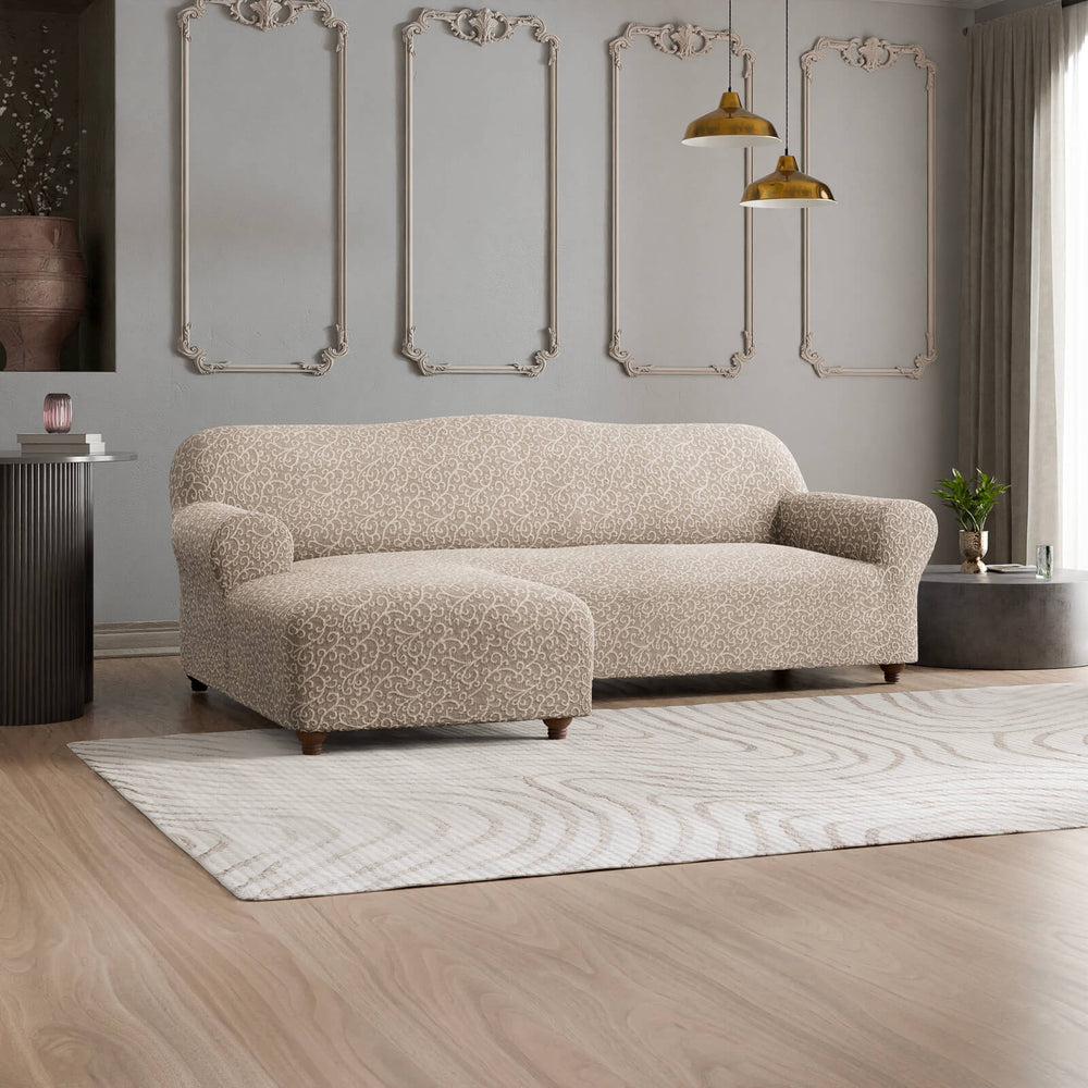 Jacquard 3D - Funda Sofa L Izquierdo Arabesco