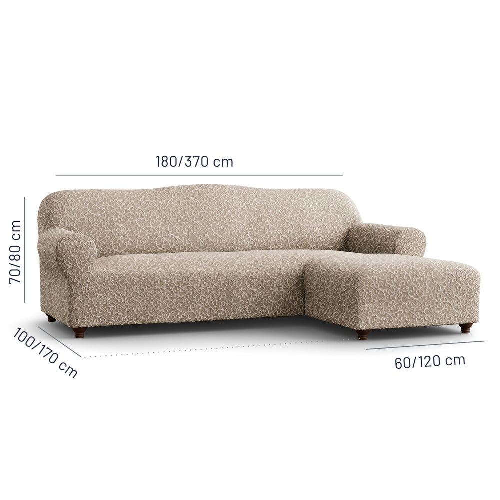 Jacquard 3D - Funda Sofa L Derecho Arabesco