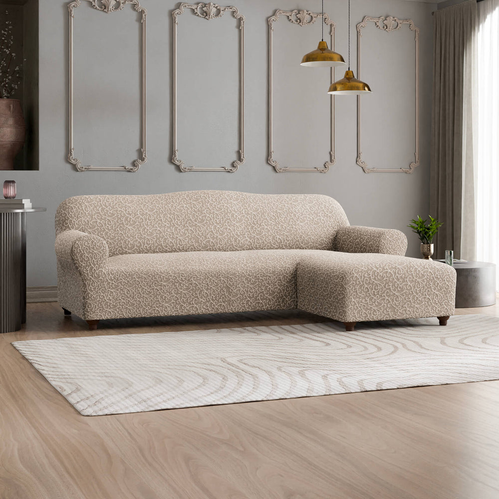 Jacquard 3D - Funda Sofa L Derecho Arabesco