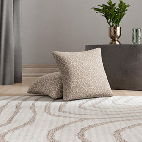 Jacquard 3D - 2 Fundas Cojines Arabesco