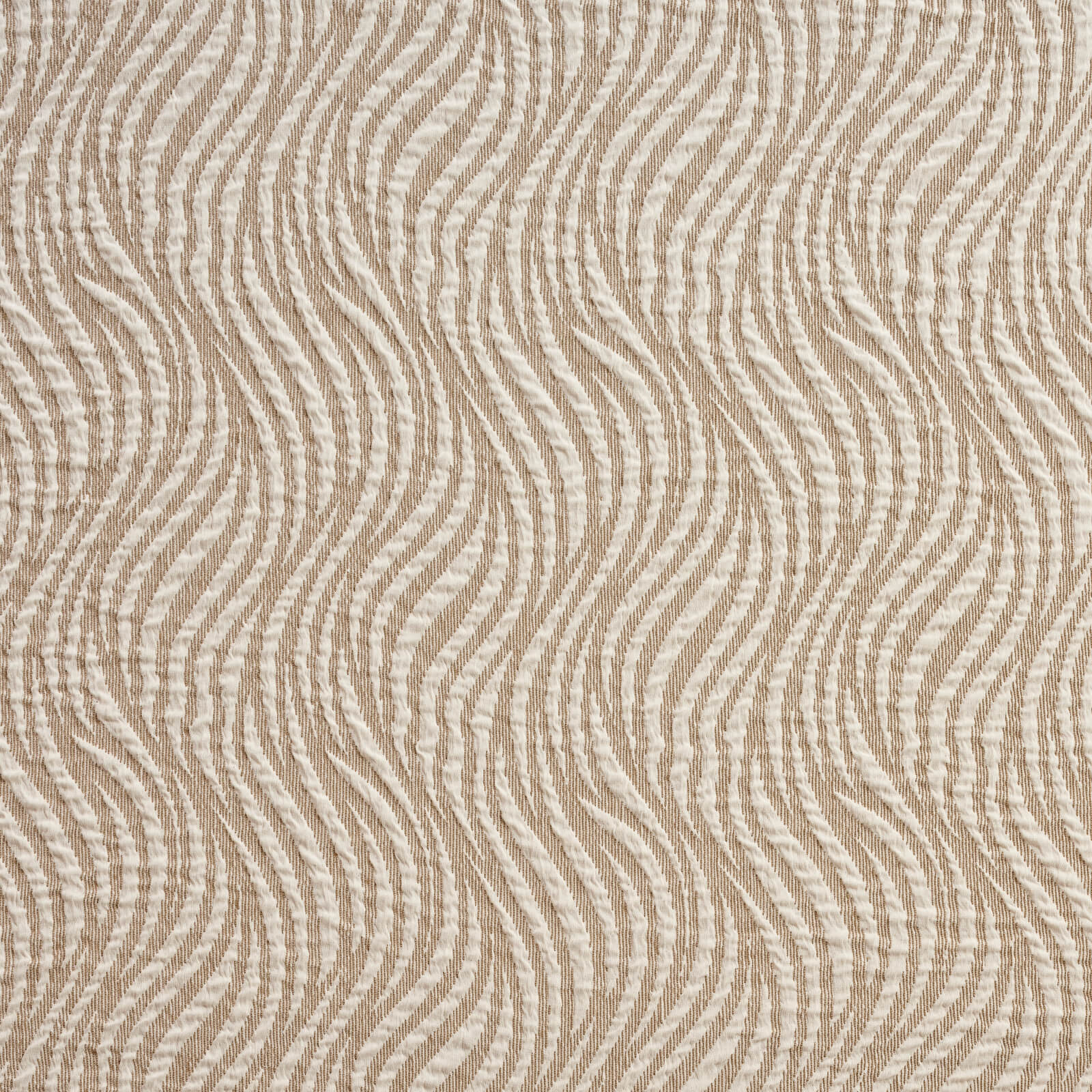 Jacquard 3D - Funda Sofa 3 cuerpos Beige Vento