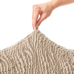 Jacquard 3D - 2 Fundas Cojines Beige Vento