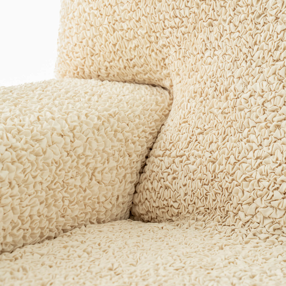 Microfibra - Funda Sofa 3 cuerpos Vanilla