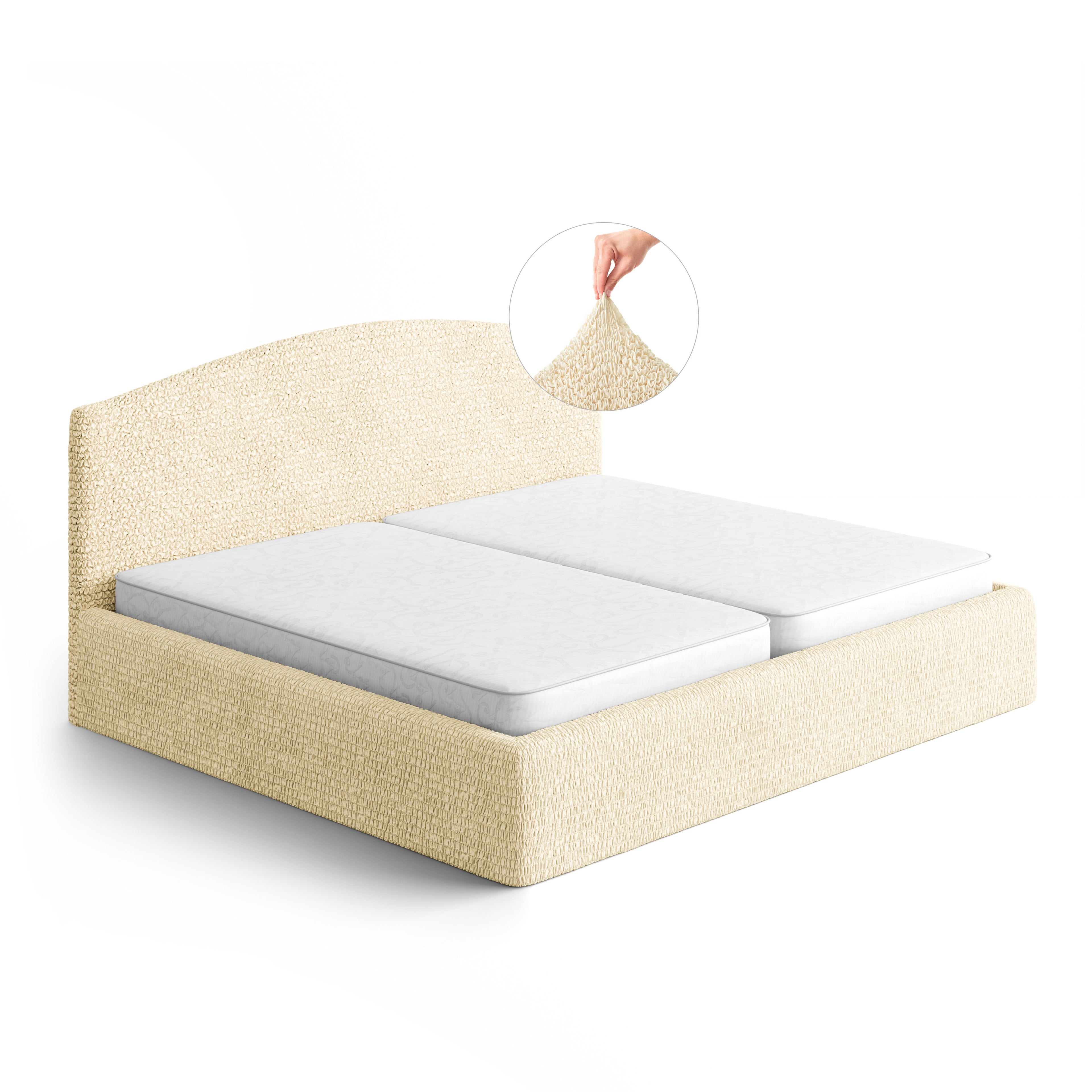 Microfibra - Funda Cama King Vanilla