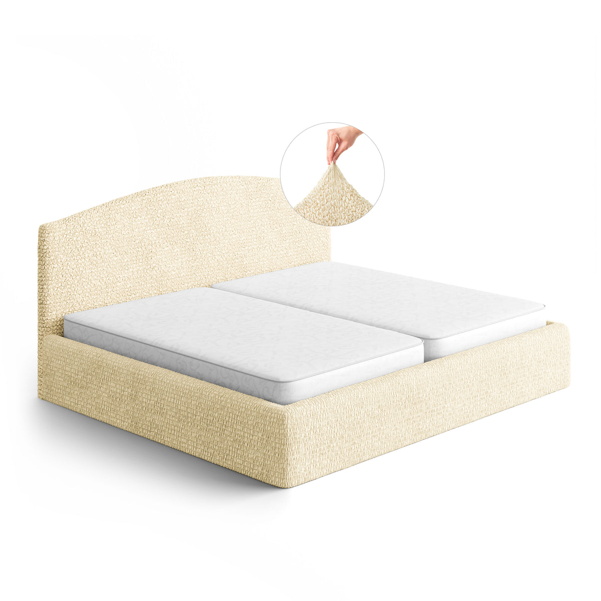 Microfibra - Funda Cama King Vanilla