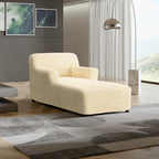 Microfibra - Funda Chaise Lounge Vanilla
