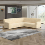 Microfibra - Funda Sofa Esquinero Vanilla