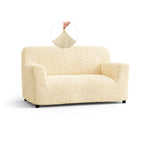 Microfibra - Funda Sofa 2 cuerpos Vanilla
