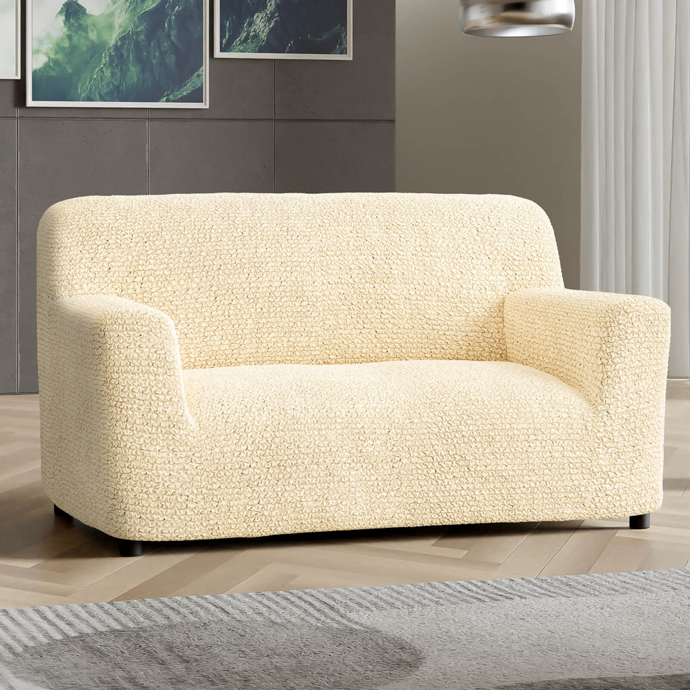 Microfibra - Funda Sofa 2 cuerpos Vanilla