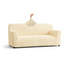 Microfibra - Funda Sofa 3 cuerpos Vanilla
