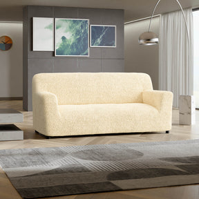 Microfibra - Funda Sofa 3 cuerpos Vanilla