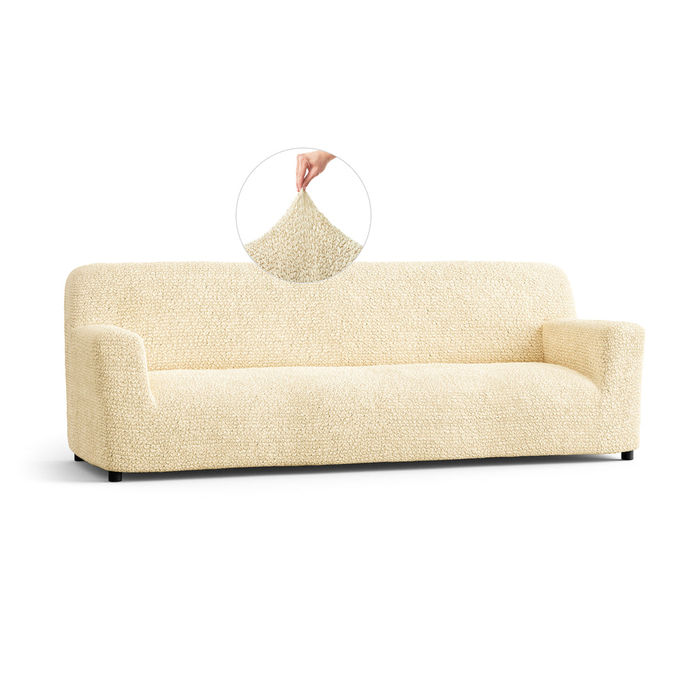 Microfibra - Funda Sofa 4 cuerpos Vanilla