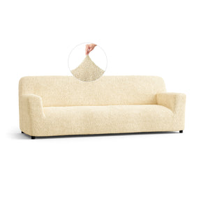 Microfibra - Funda Sofa 4 cuerpos Vanilla