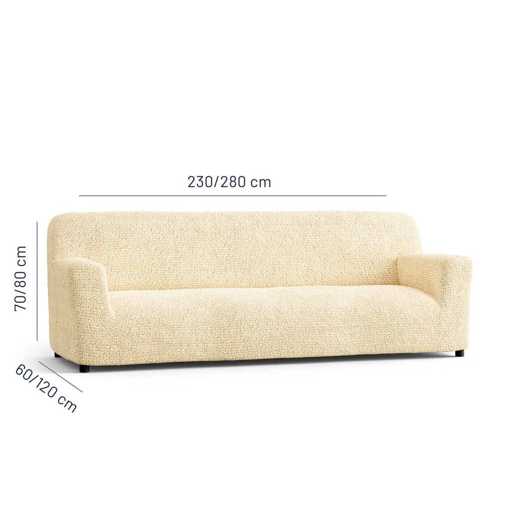 Microfibra - Funda Sofa 4 cuerpos Vanilla