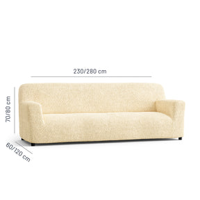 Microfibra - Funda Sofa 4 cuerpos Vanilla