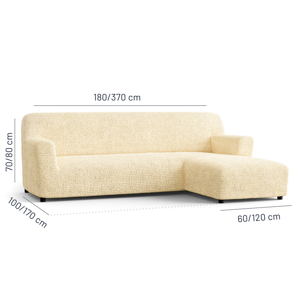 Microfibra - Funda Sofa L Derecho Vanilla