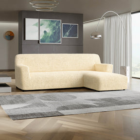 Microfibra - Funda Sofa L Derecho Vanilla