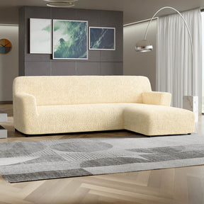 Microfibra - Funda Sofa L Derecho Vanilla
