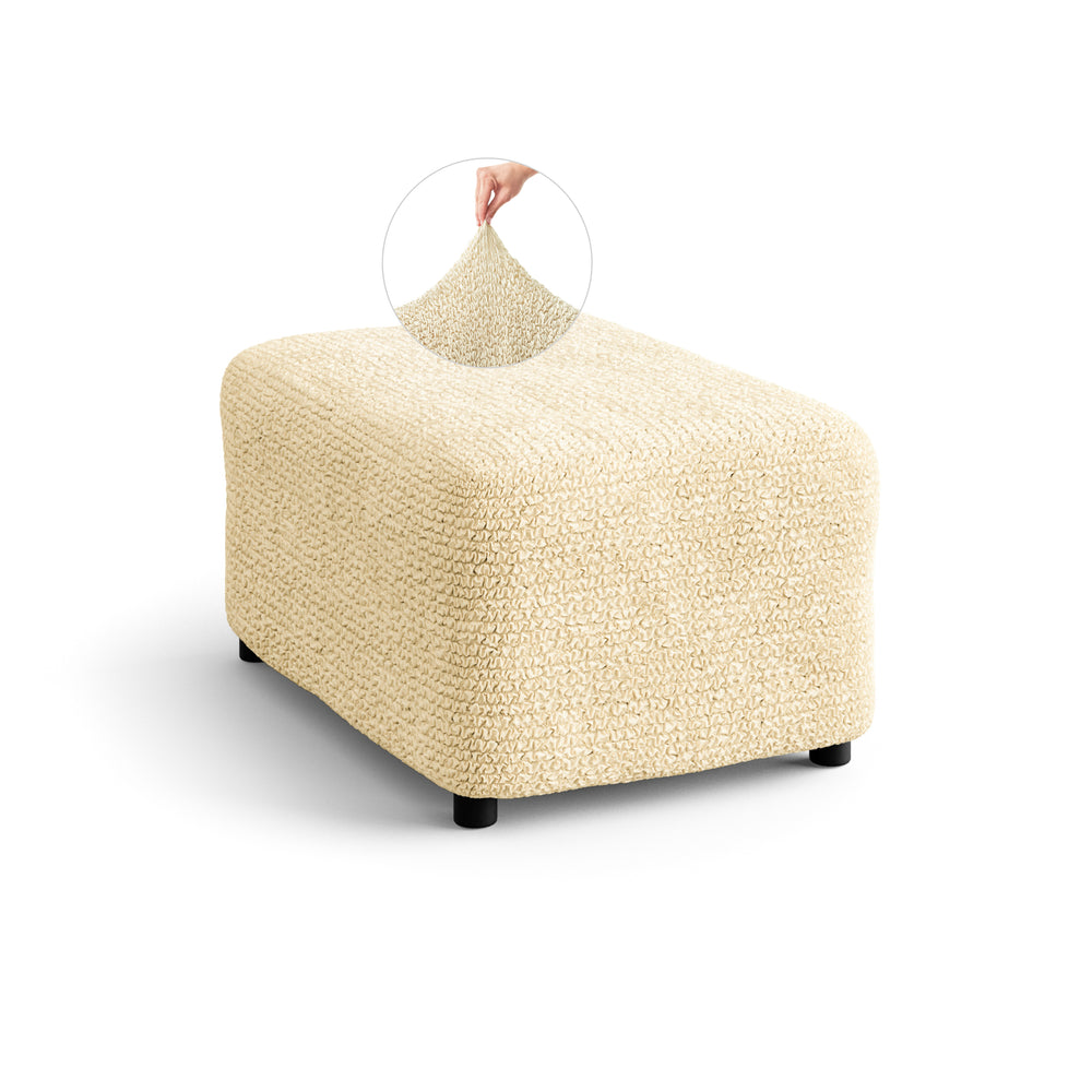 Microfibra - Funda Ottomana Vanilla