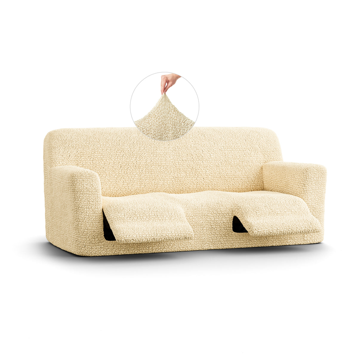 Microfibra - Funda Berger 3 cuerpos Vanilla