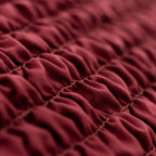 Microfibra - Funda Cama 2 Plazas Bordeaux