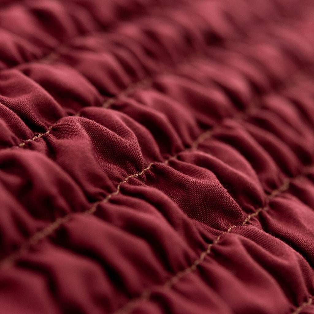 Microfibra - Funda Sofa Esquinero Bordeaux