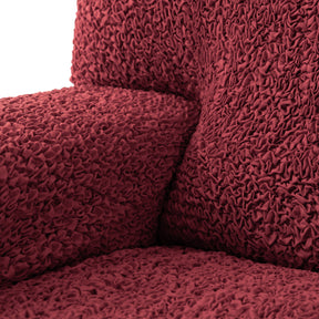 Microfibra - Funda Sofa 4 cuerpos Bordeaux