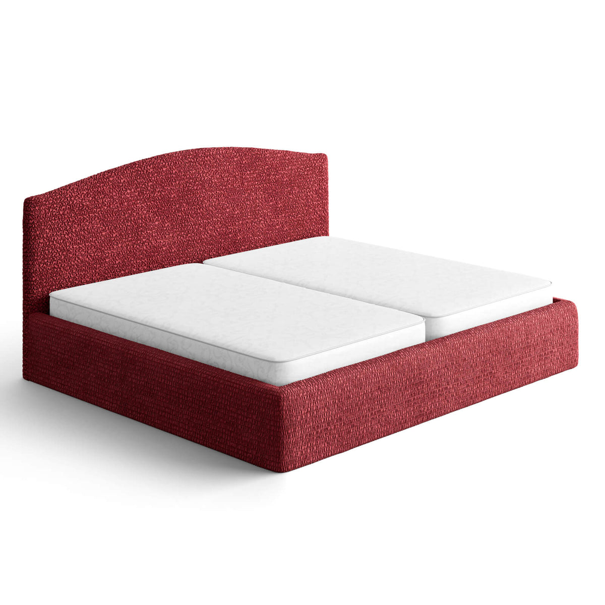 Microfibra - Funda Cama King Bordeaux